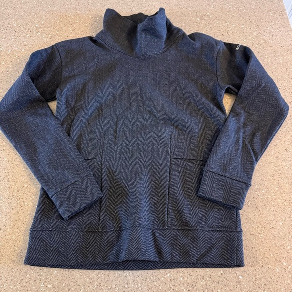 Columbia Sweatshirt Women XS Dark Gray Pullover Mock Neck Long Sleeve - Picture 1 of 9